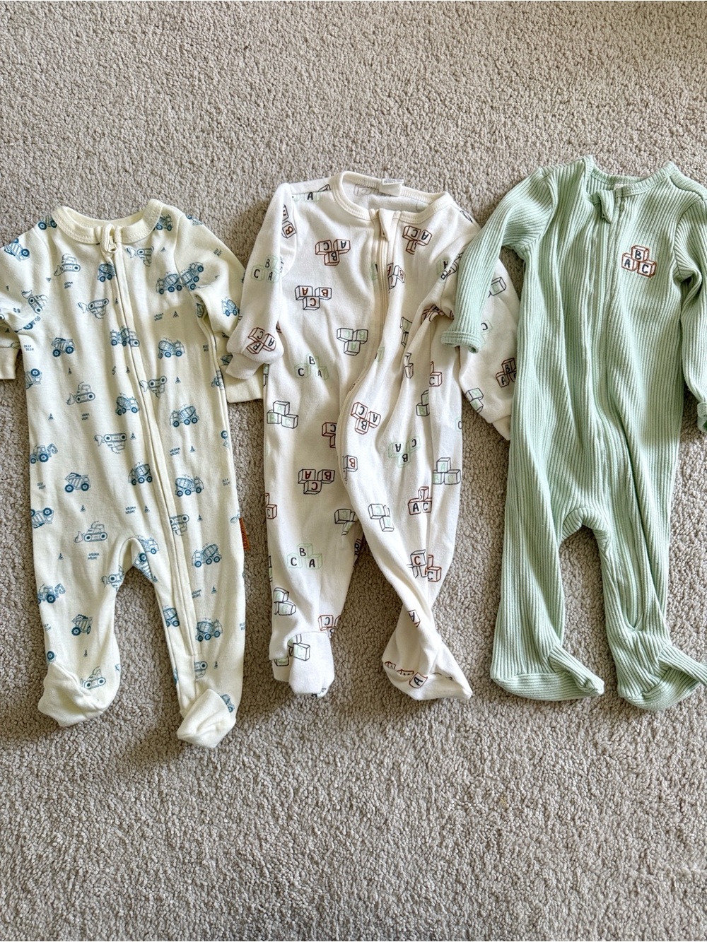 Bundle Set of 3 Lila & Jack onesies